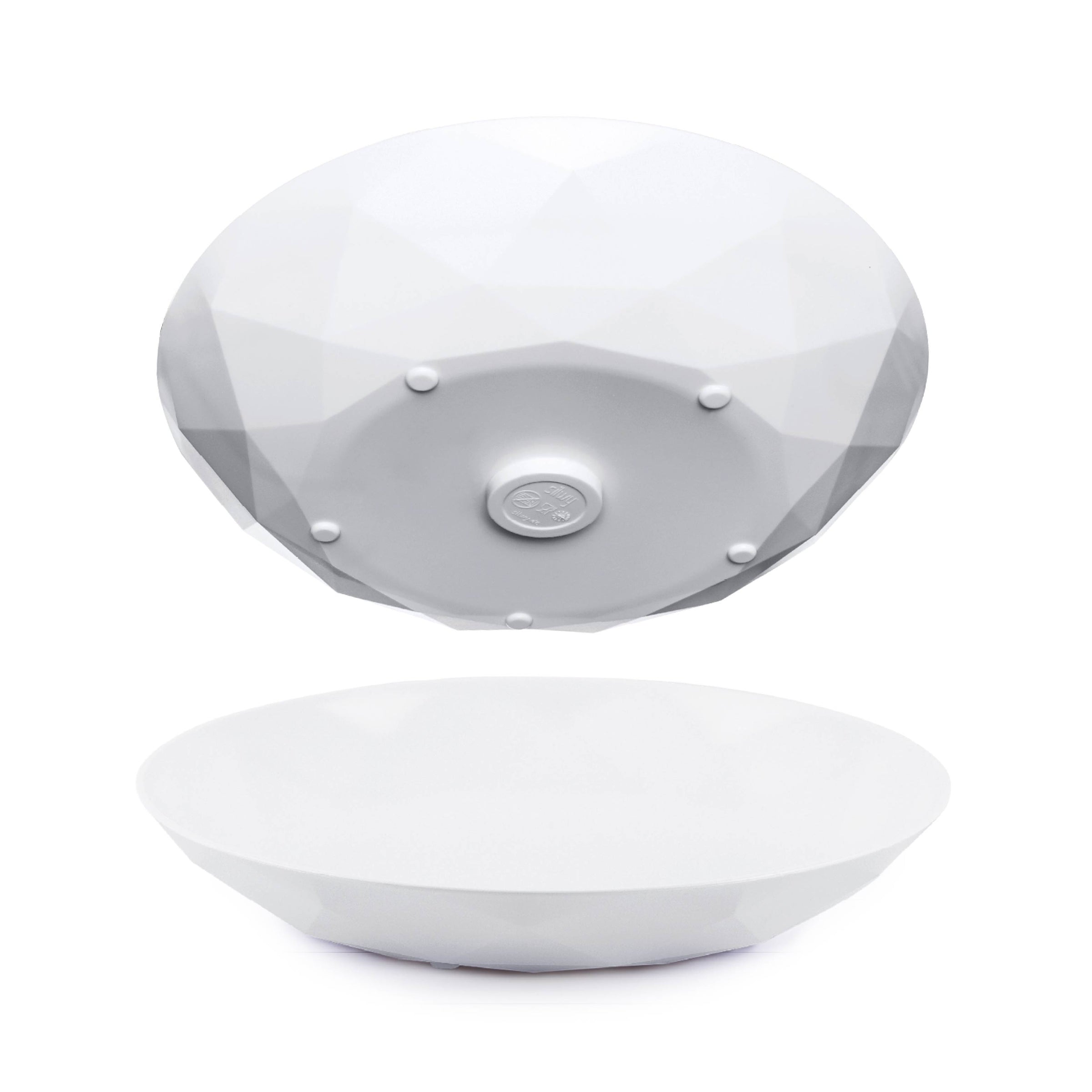 Boluri Magnetice din Plastic Silwy® - ALB - ⌀ 16 cm