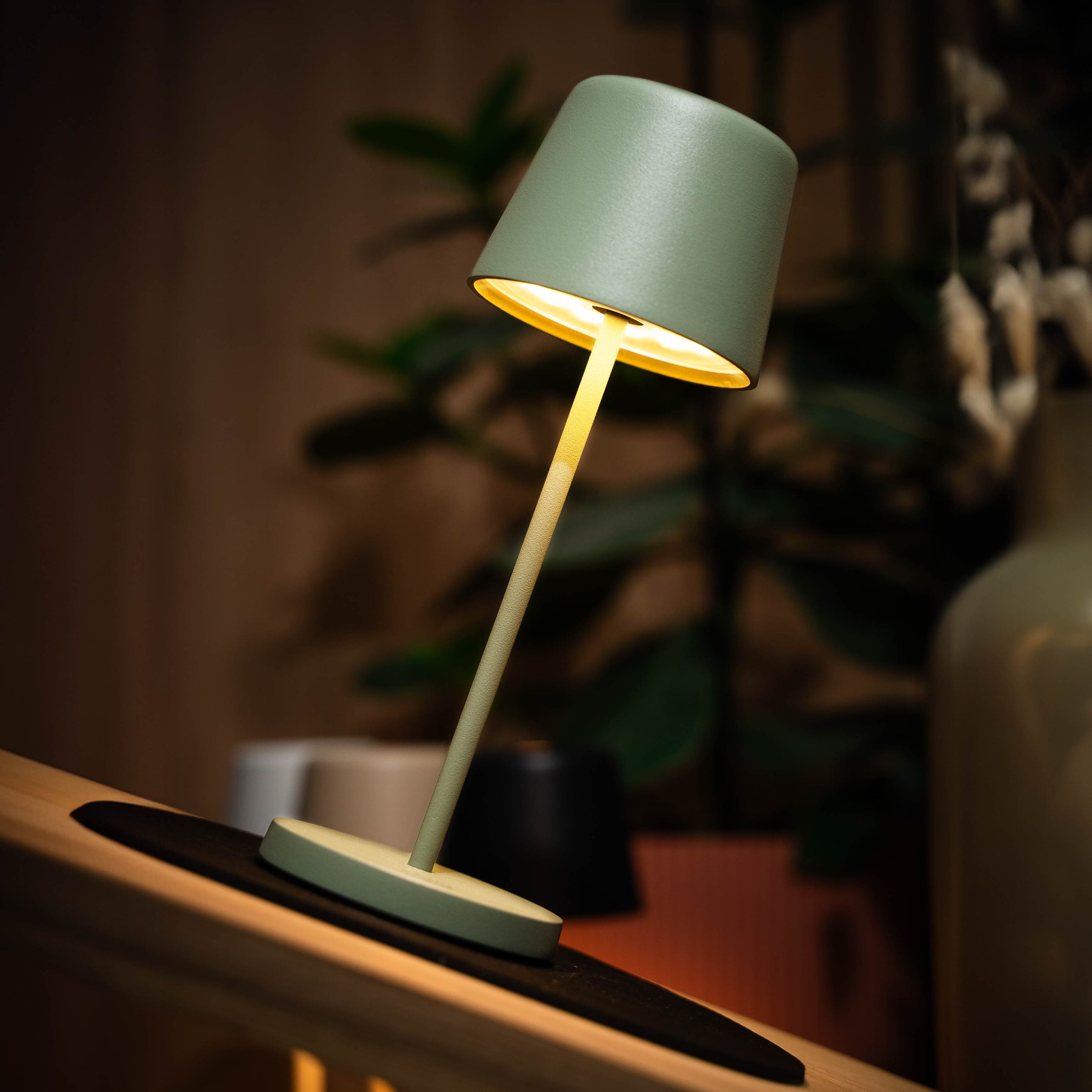 Lampă Magnetică Silwy® - MONACO OLIVE GREEN, Covoraş inclus