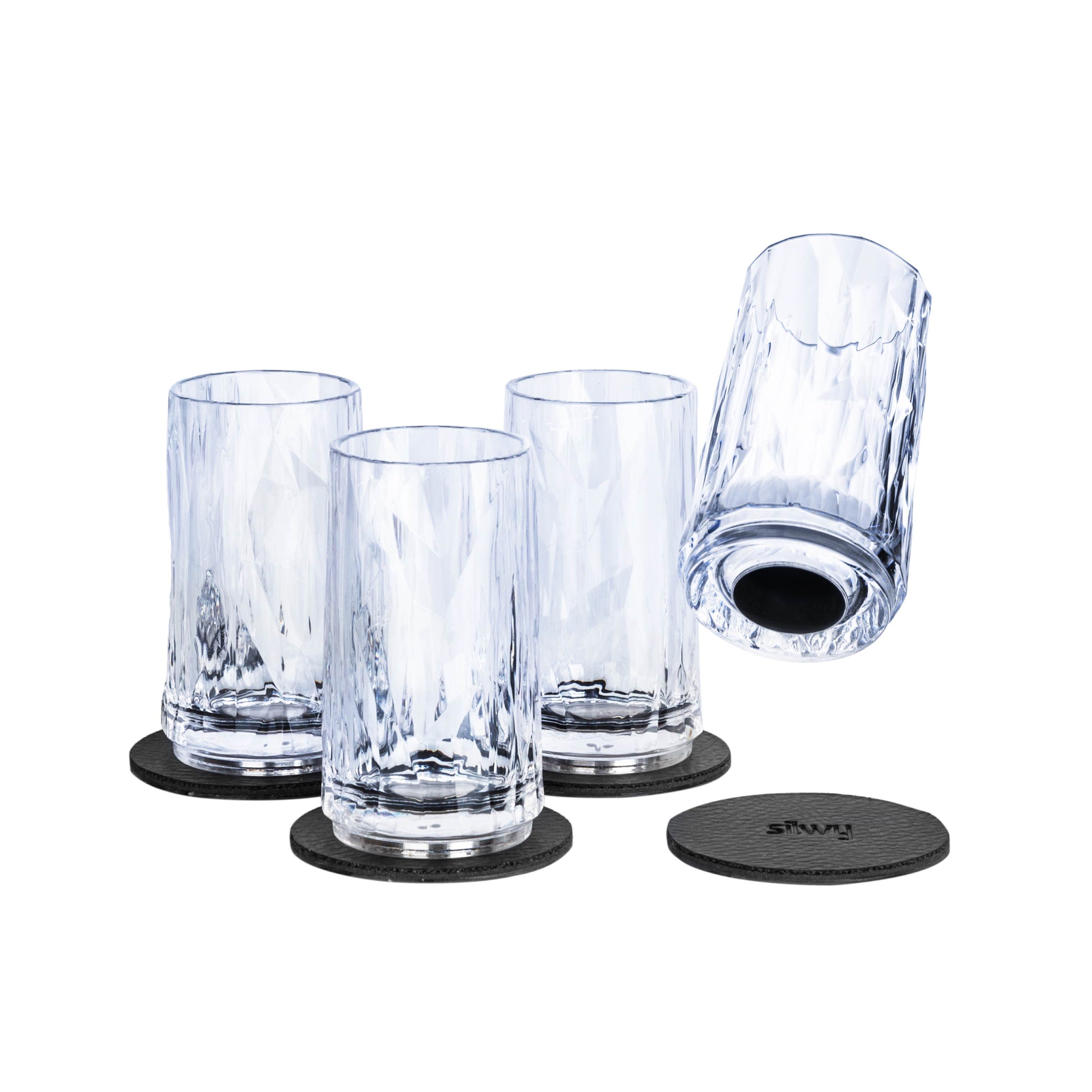 Set de 4 Pahare Magnetice Silwy® din Plastic - SHOTS