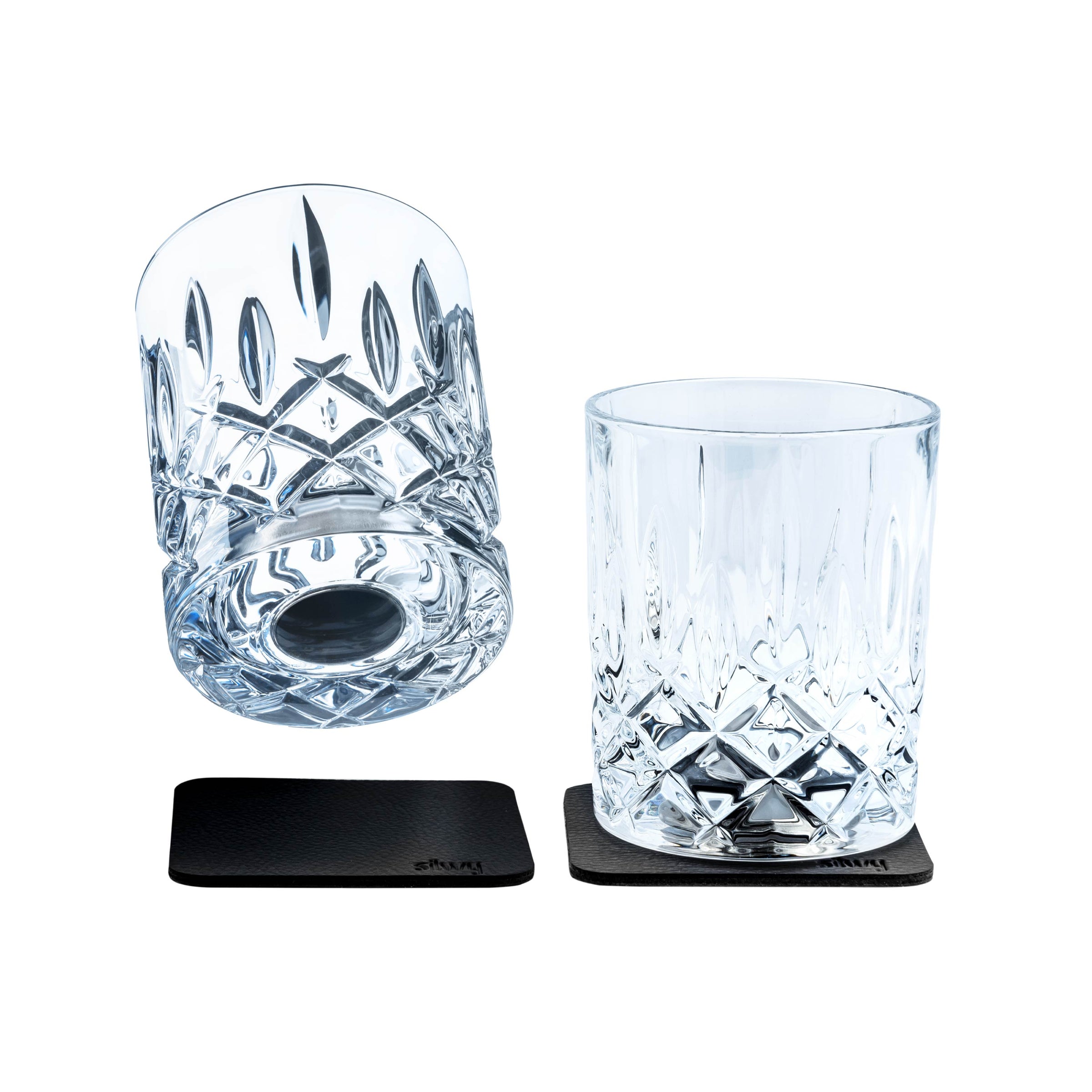 Set de 4 Pahare Magnetice Silwy® din Cristal - WHISKY