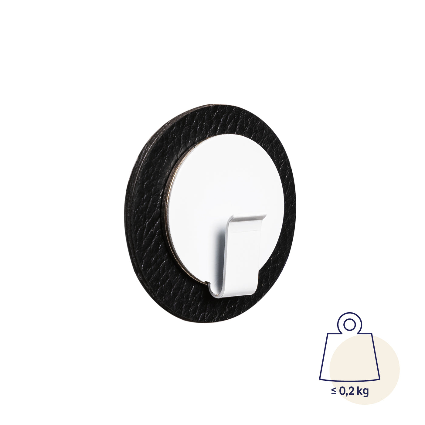 Cârlig Magnetic Silwy® - CLEVER ALB - SUPORT NEGRU