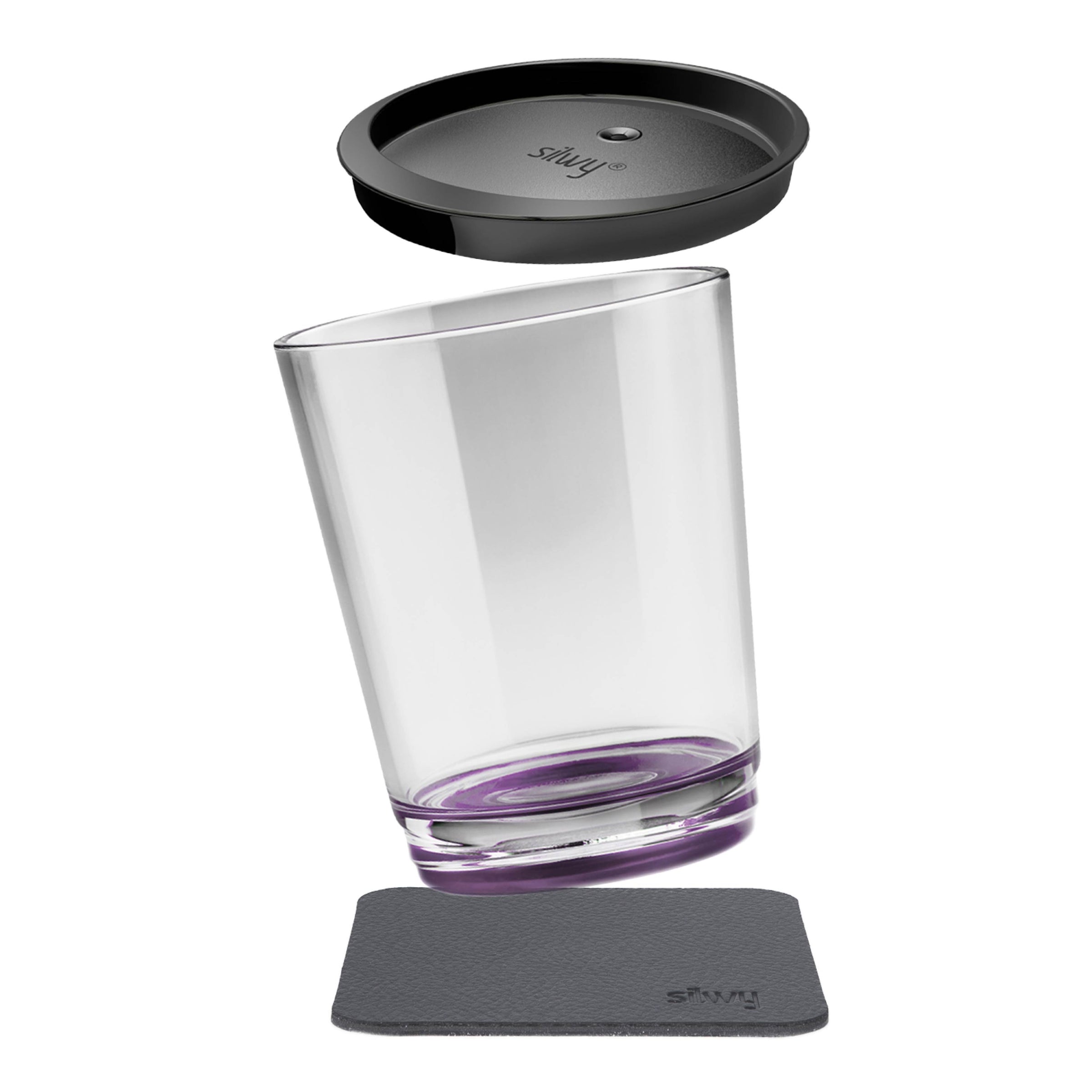 Pahar Magnetic Silwy® din Plastic - Triple - VIŞINIU